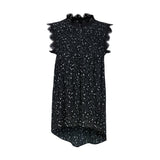 Zinnia Black Smock Blouse - Space to Show