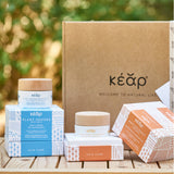 weKear Moisturise Restore Skincare Kit — Antioxidant Face Balm & Plant Heroes Body Balm, Nourishing Active Natural Ingredients for Face & Body