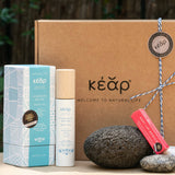 weKear “Summer Sun” natural Skincare Set with Hydrate Relax Body Oil and SofiLip Apricot Lip Balm — Protects & Hydrates on warmer days