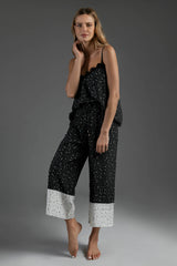 Kaya Black Crop Loungewear - Space to Show