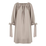 Fabiana Short Beige Dress - Space to Show