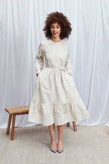 2 in 1 Nora Dress Cream White - Space to Show