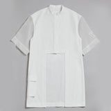 Sheer Sleeves Shirt - Space to Show