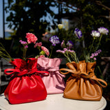 Sacfleur leather bag in pink - Space to Show