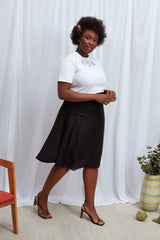 2 in 1 Sadie Skirt Black - Space to Show