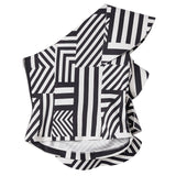 Poppy Geometric Print Asymmetric Top - Space to Show