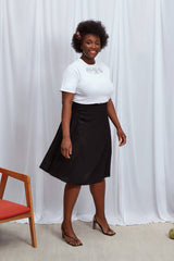 2 in 1 Sadie Skirt Black - Space to Show