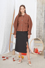 Hazel Jacket Mocca - Space to Show