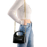 Vienna Top Handle Crossbody Bag - Black - Space to Show