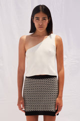 INA COTTON SKIRT MINI - CHECKERED - Space to Show