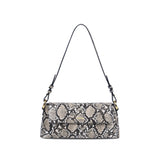 Amelia Shoulder Bag - Natural Snake Embossed - Space to Show