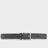 Braided Suede Belt Grey - Francesco - Space to Show