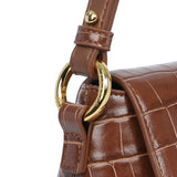 Amelia Shoulder Bag - Brown - Space to Show