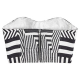 Pippa Geometric Print Bustier - Space to Show