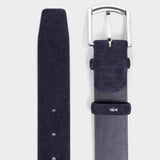 Handmade Leather Belt Blue - Alfredo - Space to Show