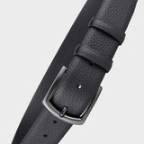 Handmade Leather Belt Black - Laurent - Space to Show