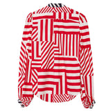 Annie Geometric Print Shirt - Space to Show