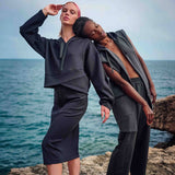 Stan, minimal sleeveless jacket - Space to Show