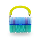 Two Tone Mini Handle - Blue & Mint - Space to Show