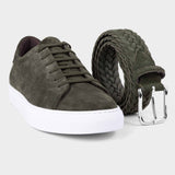 Suede Sneakers Green - Giuseppe - Space to Show