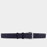 Handmade Leather Belt Blue - Alfredo - Space to Show