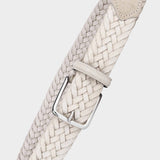Braided Suede Belt Beige - Patrizio - Space to Show