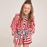 Mini Me Annie Geo Baby Print Cotton Poplin Shirt - Space to Show