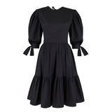 Caroline Black Backless Dress - Space to Show