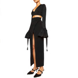 ZANE: High Waist Ankle Length Skirt - Space to Show