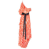 Gabriella One Shoulder Abstract Print Shonky Dress - Space to Show