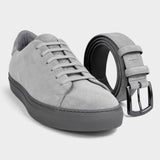 Handmade Leather Belt Grey - Umberto - Space to Show