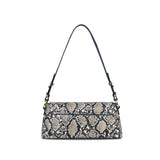 Amelia Shoulder Bag - Natural Snake Embossed - Space to Show