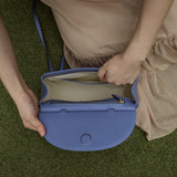 Marie leather bag | Sea blue - Space to Show