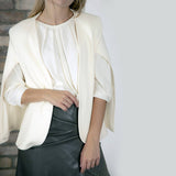 Angela Creme Cape-Jacket - Space to Show