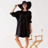 Emily Black Short Dress - Space to Show