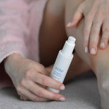 Kear Hydrate Relax natural Body Oil, multipurpose, chemical free, cruelty free. With olive oil, almond oil, beeswax, chamomile, rosemary. Restores moisture balance and calms dry and irritated skin.