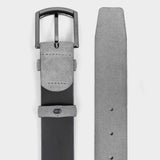 Handmade Leather Belt Grey - Umberto - Space to Show