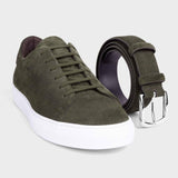 Suede Sneakers Green - Giuseppe - Space to Show