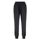 Eveline Black Cotton Trousers - Space to Show