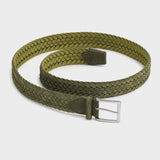 Braided Suede Belt Green - Vincenzo - Space to Show