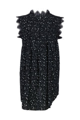 Zinnia Black Smock Blouse - Space to Show