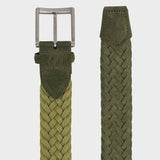 Braided Suede Belt Green - Vincenzo - Space to Show