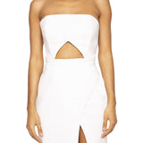 IMAN: Strapless Ankle Length Dress - Space to Show