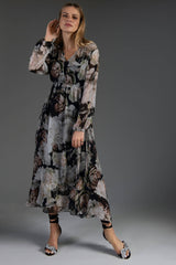 Isla Print Midi Dress - Space to Show