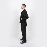 Cropped Raglan Jacket : Black - Space to Show