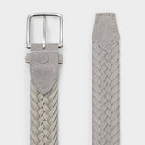 Braided Suede Belt Sand - Gianluca - Space to Show