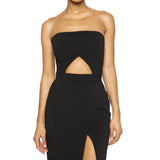 IMAN: Strapless Ankle Length Dress - Space to Show