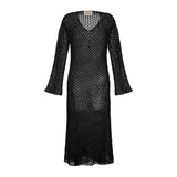 MARIA CROCHET COTTON LONG DRESS - Space to Show