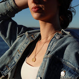 Raw Citrine Gemstone Maeve Necklace - Space to Show