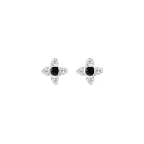 The Onyx Star Stud Earrings - Space to Show